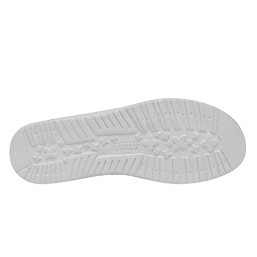 Image of HEYDUDE Men's Wally Sox Slip On Shoe, Arctic Size 8 | Lace Up Loafer | Lightweight Comfortable Casual Shoe