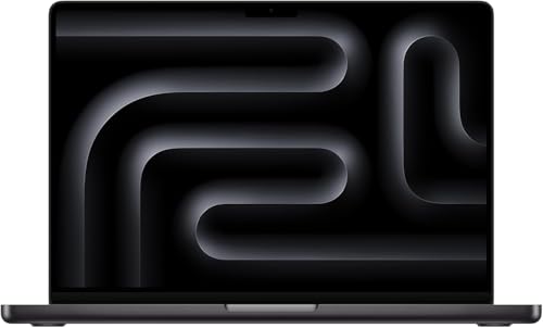 Image of Apple 2023 MacBook Pro with Apple M3 Pro Chip, 14-inch, 18GB RAM, 1TB SSD Storage, Space Black (Renewed)