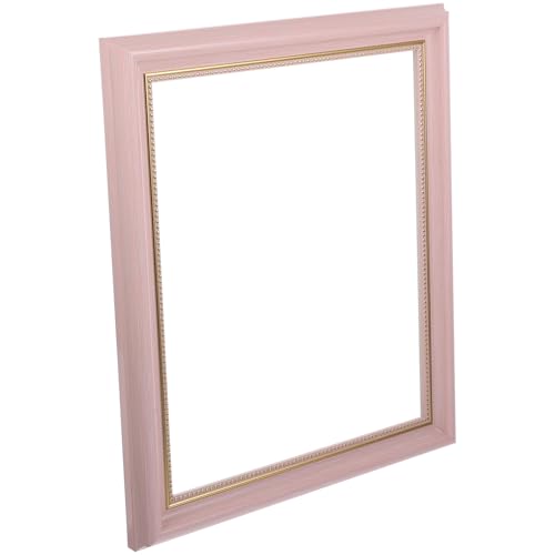 JECOMPRIS Cadre Photo en Bois 25X30 CM Cadre de Peinture à L'Huile Vide Couleur Rose Cerisier pour Décoration Intérieure Chambre et Salon Fournitures pour Étudiants en Art