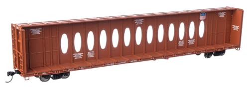 Walthers Mainline 910-50728 HO Scale 72' Centerbeam Flatcar w/Opera Windows - Ready to Run - Union Pacific(R) #273071