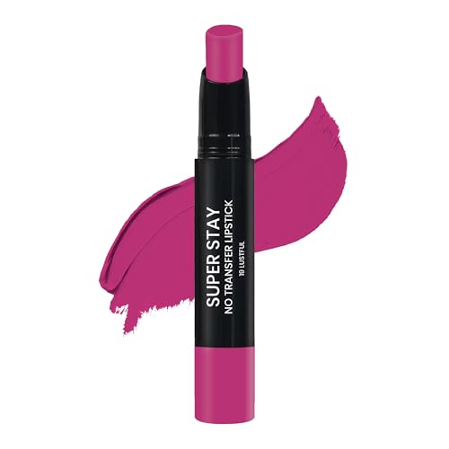 Image of Maliao Super Stay No Transfer Lipstick | Long Lasting Matte Finish | Waterproof & Smudge-Proof Formula | High Pigment Color | Lightweight & Comfortable Wear | Lustful, 3.8g