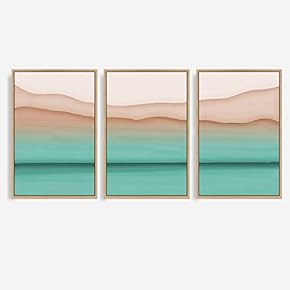 signwin 3 Piece Framed Canvas Wall Art Colorful...