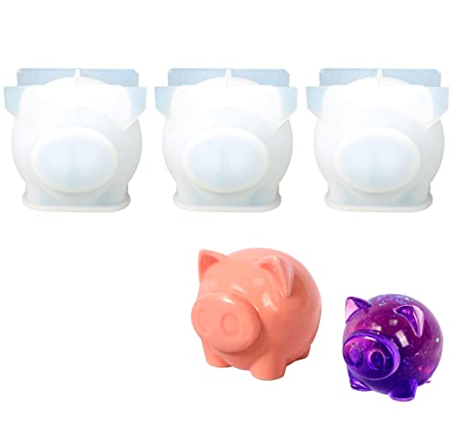 Glücksschwein Gießformen Silikon Schweinchen Kerzengießformen aus Silikon,Kerzengießformen aus Silikon Kerzengiessformen Silikon Ebensmittelecht Silikon Gießform für Weihnachten,Tischdekoration Cover