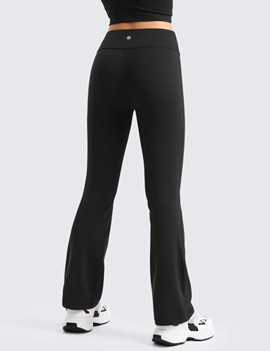 CRZ YOGA Girls Butterluxe Flare Leggings - Kids High Waist Bell Bottoms Bootcut Lounge Casual Active Yoga Dance Pants3