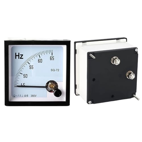 Fréquencemètre à aiguille SQ72 stabilise les variations de courant AC 380V 72mm