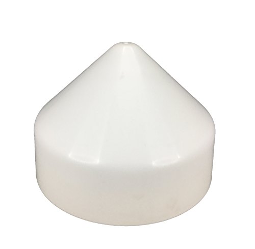 Pactrade Marine Boat Dock Post 7  White Piling Cone Cap Cover Plastic