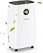 12L/Day Dehumidifiers for Home, 2025 Upgrade Dehumidifier with Laundry Dry Mode, 2.5L Big Water Tank, Real-Time Digital Humidity Display & Control, 24H Timer, Ideal for Home/Office Damp, 2 Yrs Guar