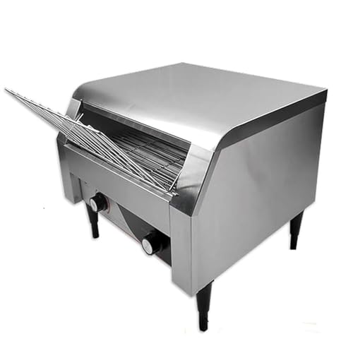 Tostadora De Cinta Transportadora, Tostadora Comercial, Tostadora Eléctrica De Acero Inoxidable Con Capacidad Para 150/300/450 Rebanadas De Pan, Bollos, Bagels Y Horneados.,150pieces/H