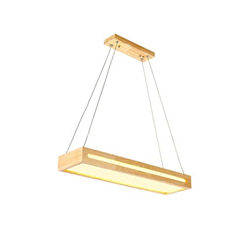 Lustre en bois créatif et plafonnier moderne LED au design européen exclusif