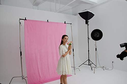 Kate Rose Pink Backdrop 2x3m Microfiber Photo Background for Newborn Portrait Photo Studio high Saturation Fluorescence Color Wedding Photography Photo Booth Barbiepink Portrait Backdrop - Image 2