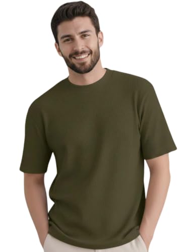 Image of Leriya Fashion Men Poly Cotton Fabric, Half Sleeve, Lightweight, Breathable, Everyday Wear, S-4XL