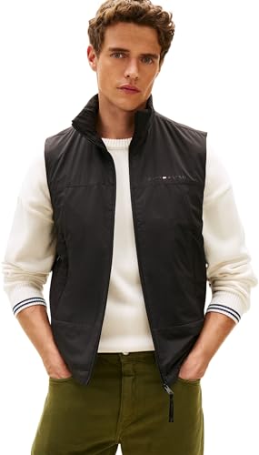 Chaleco Tommy Hilfiger hombre abrigo ligero sin mangas con cremallera