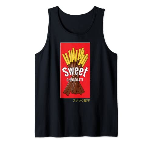 Japonés Snacks Anime | Japón Snacks | Cultura Pop Japonesa Camiseta sin Mangas
