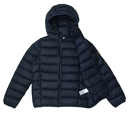 Image of SOLOCOTE Kids Winter Puffer Jacket - Lightweight Packable Quilt Water-Resistant Hooded Jackets for Girls and Boys