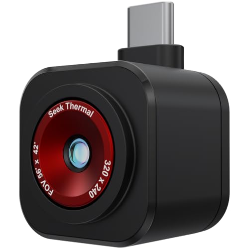 Seek Thermal Nano 300 Appareil Photo Thermique Android avec connecteur USB-C, caméra Thermique Android, Haute résolution 320 x 240, fréquence d'images 25...