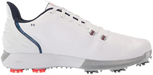Under Armour Men's HOVR Drive 2 Golf Shoe, White (100)/Academy Blue Blue, 8.5 | Image 5