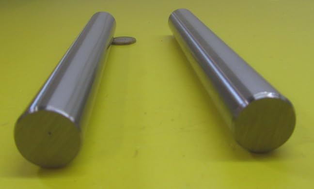1055 Carbon Steel Hardened Shaft 25mm Diameter x 200mm Long 2 pcs