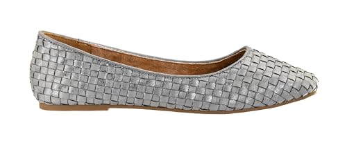 Corkys Footwear Right There Flats with Cushioned Insoles, Unique Woven Upper, Slip-On Design – Stylish and Comfortable for Day-to-Night Wear2