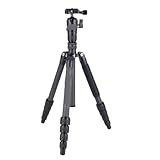 Kompatibel mit Kameras – bis 11 kg Traglast, Stativ aus Kohlefaser, leichtes, kompaktes, Reflexes Profi-Reisestativ
