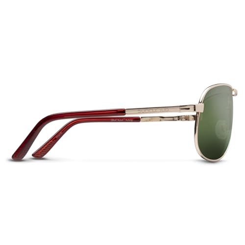 Image of Suncloud Aviator Polarized Sunglasses - 100% UV Protection - Comfortable Fit, Trendy Design - for Men & Women