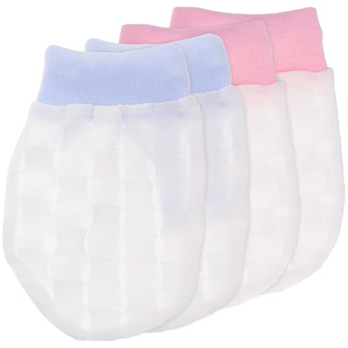 BESTYASH Compact Baby Gloves Ice Silk Newborn Mittens Anti-scratch Baby Mittens 6-12 Months Toddler Gloves