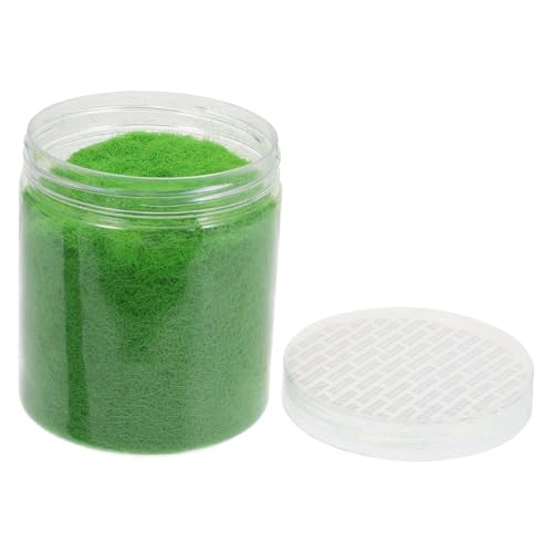 KESYOO シミュレーション苔装飾 人工芝粉 模型用リアルな草浅緑パウダー シーンレイアウト向け耐久性素材のフェイクモスデコレーション