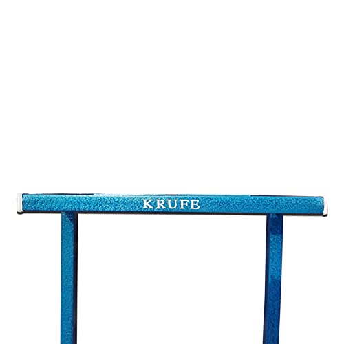 Image of KRUFE Mild Steel Inverter Stand /Trolly . Inverter Trolley for Home Trolly, Inverter with Battery Trolly, Inverter Battery Trolly, Inverter Stand for Home, Inverter Trolley, Metal Inverter Trolly (DUAL BATTERY, BLUE)