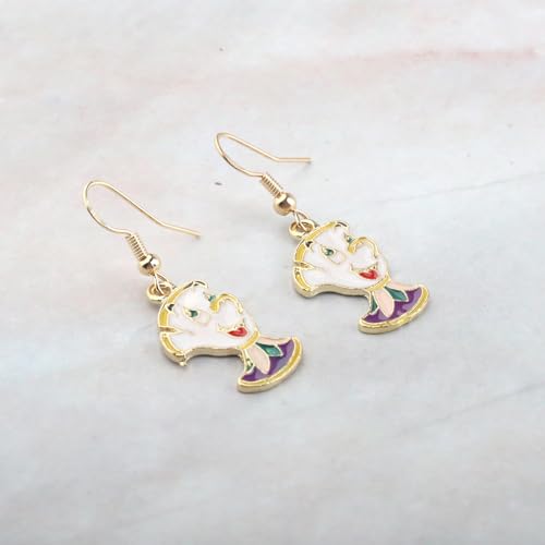 SEIRAA Fairytale Movie Inspired Teapot Dangle Earrings Fairytale Earrings for Her3