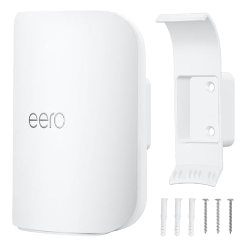 Wall Mount Bracket for eero Pro 7 Router Bracket Holder No Messy Wires Space Saving Easy Installation Wall Stand Bracket Only Compatible with eero Pro 71 Pack