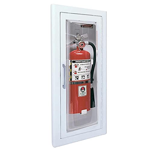 JL Industries 1515F25 Clear Vu Series Flat Mounted Fire Extinguisher Steel Cabinet