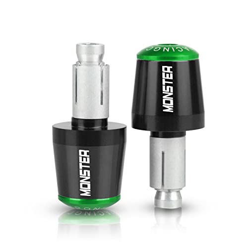 Embout Guidon pour Ducati Monstre 620/695/696 Poignées de Guidon de Moto Bar End Guidon Grip Cap Slider Cover