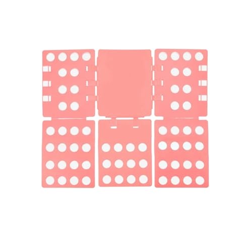 ZNTIHZ 1 Tabla Plegable portátil for Guardar Ropa, Organizador Creativo for Camisas, Pantalones y Camisetas para Organizar Cajones Y Armarios(Pink)