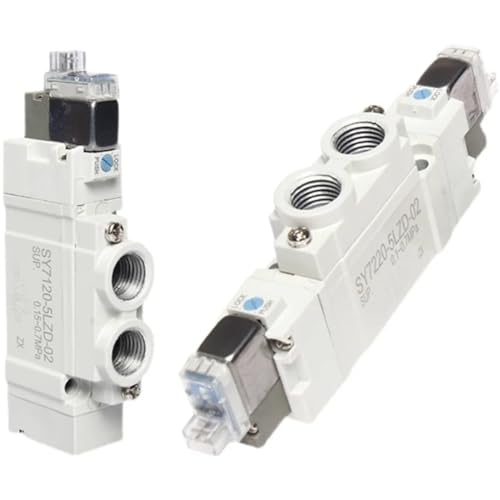Double électrovanne pneumatique SMC SY7220 C8 à commutation rapide 2 positions - 3