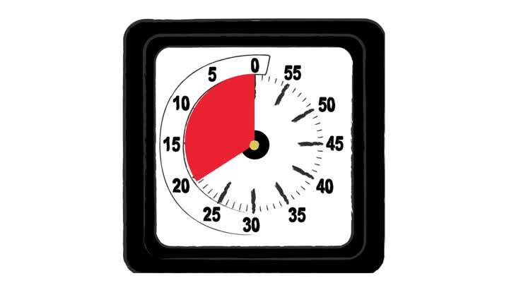 Time Timer PLUS® 5 Minute TT05-W - Gagné Sports