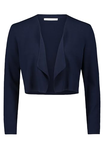 Betty & Co Damen Feinstrickjacke ohne Verschluss 40, Dunkelblau