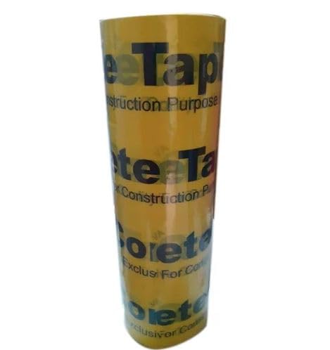 Image of pmw - Concrete Tape For Slab - Construction Tape - 3 Inch Size - 100 Meter x 4 Rolls - Shuttering Tape - Bopp Tape Used In Slab For Construction Of Buildings & Multi Purpose Use