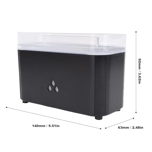 Humidificador Difusor Aromático Eléctrico 160 mL Negro miniatura 2