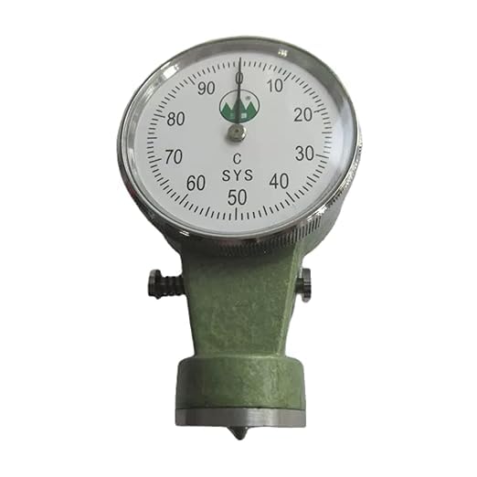 Sand Mould Surface Hardness Tester Handheld Sand Mould Surface Durometer C Type with Maximum Load 1500G Compression Stroke 2.50MM Load Under Pressure 180G
