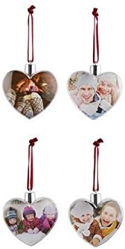 Unbekannt Melinera 4 Foto Weihnachtsanhanger Foto Christbaum Weihnachten Zur Individuellen Dekoration Mit Eigenen Bildern Fur 2 Fotos Je Anhanger Herz Amazon De Kuche Haushalt Wohnen