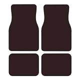 Elegante juego de 4 alfombrillas para coche, accesorios universales para SUV, sedán, camión, diseño de impresión completa morado ciruela