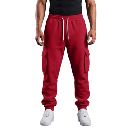 Cargo Joggers Men Baggy High Waisted Pants with Pockets Cargo Joggers - image 3
