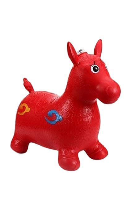 air Animal Shape Jumping Toys Riding Bouncing Horse Hopper Toy for Kids (Colour and Characters May Vary As Per Availability, Multicolour) Big Size