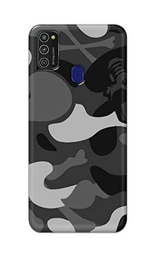 Image of Printed Hard Back Cover Case for Samsung Galaxy M21 | Samsung M21 2021 Edition Back Cover (Army Pattern) -702