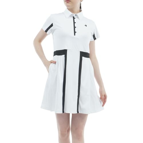 【あさみ】ルコックゴルフ ストレッチワンピース ホワイト/ブラック 楽天市場】ルコック ワンピース（ゴルフ｜スポーツ・アウトドア