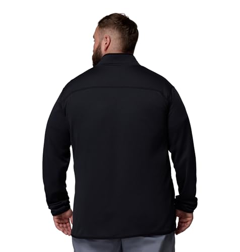 Columbia Herren Essential Hike Grid Fleece Full Zip Fleecejacke, Schwarz, 4X – Ansicht 2