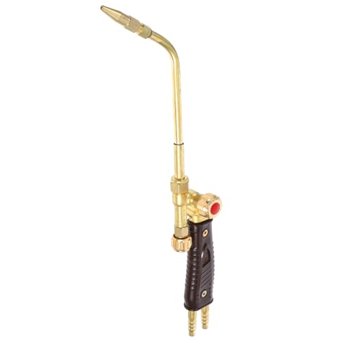 Genérico Soplete De Soldadura Turbo, Cabezal De Soplete De Propano De Encendido Automático Con Ajustable Para Fontanería, Aire Acondicionado Y Accesorios Para Tareas De Reparación