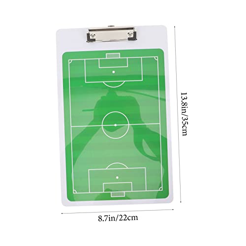 GAFOKI 2 conjuntos de estratégia quadro branco plano assistente de futebol multifuncional kit de com