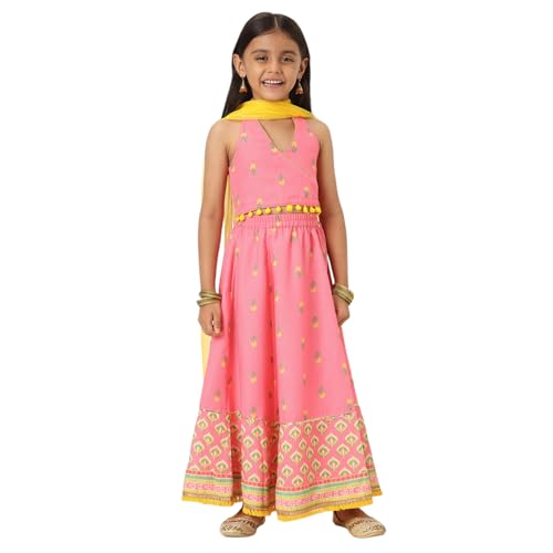Image of Nautinati Girls Lehenga Choli Set
