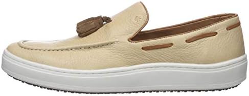 Brothers United Men's Genuine Leather Luxury Slip On Tassel Loafer, Taupe grainy, 12 M US | Image 7