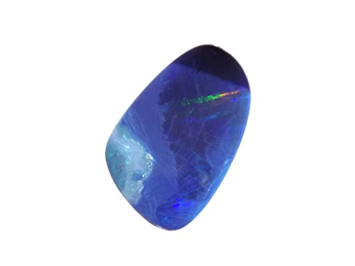 Pierre précieuse opale naturelle d'Australie Doublet OCN-672, cabochon haut de gamme 17x11 mm